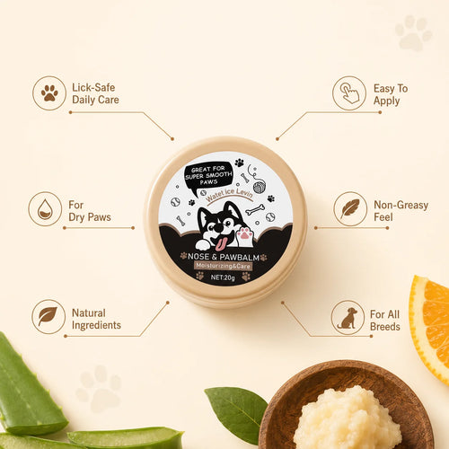 Dog Paw Balm for Dry & Cracked Paws