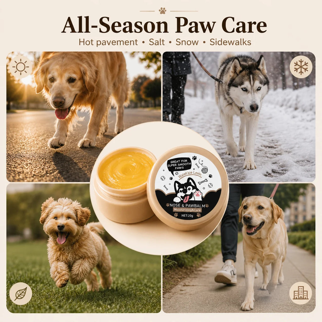 Dog Paw Balm for Dry & Cracked Paws